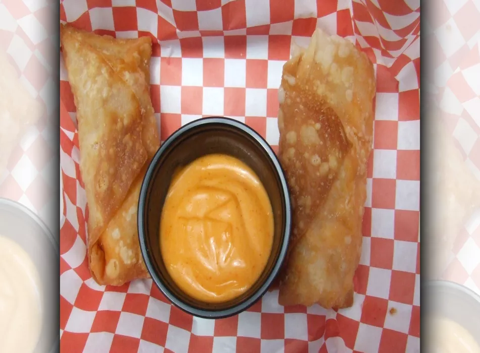 Buffalo Chicken Egg Rolls