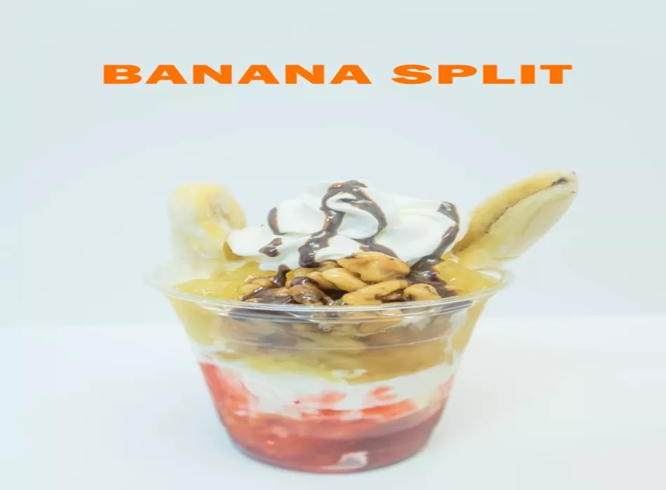 Banana Split In A Cup