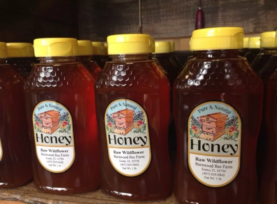 Grab some raw honey from our own hives!