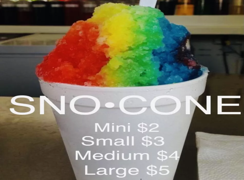 Our sno cones!