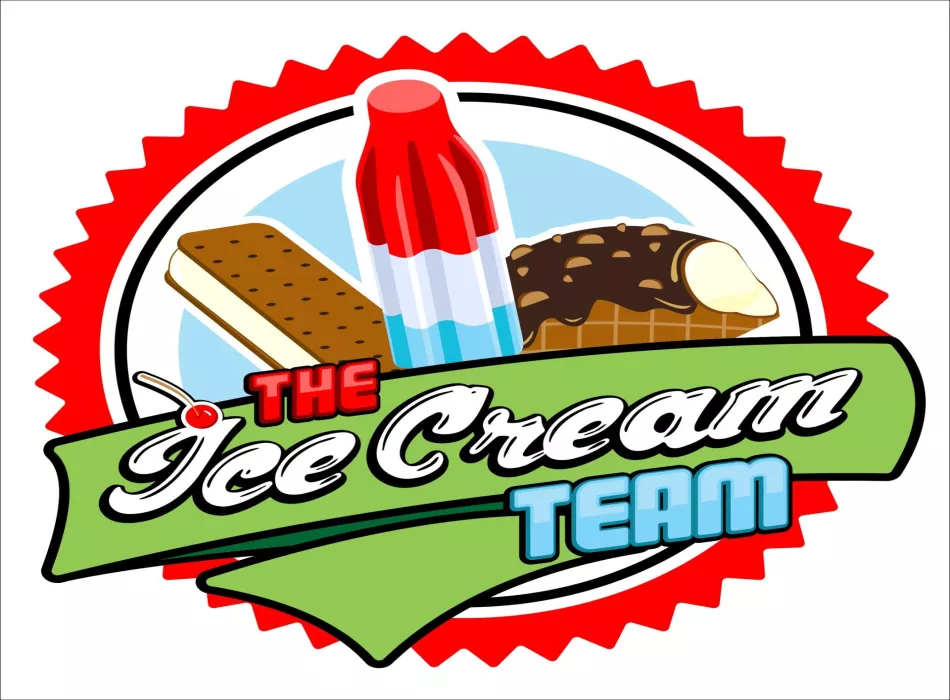 Ice Cream Team Logo