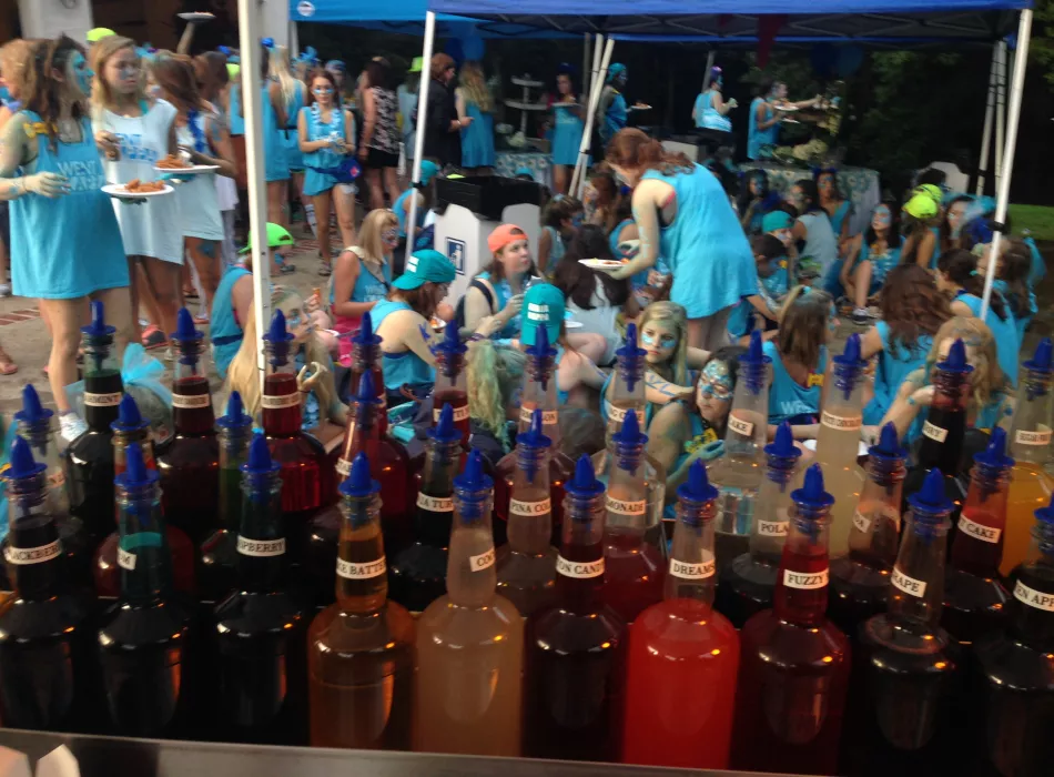 We do Sorority and Frat parties... we have the mixers!