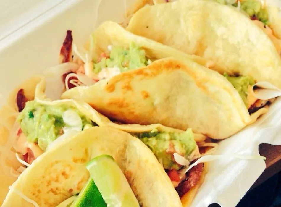 Shrimp Tacos with Guac