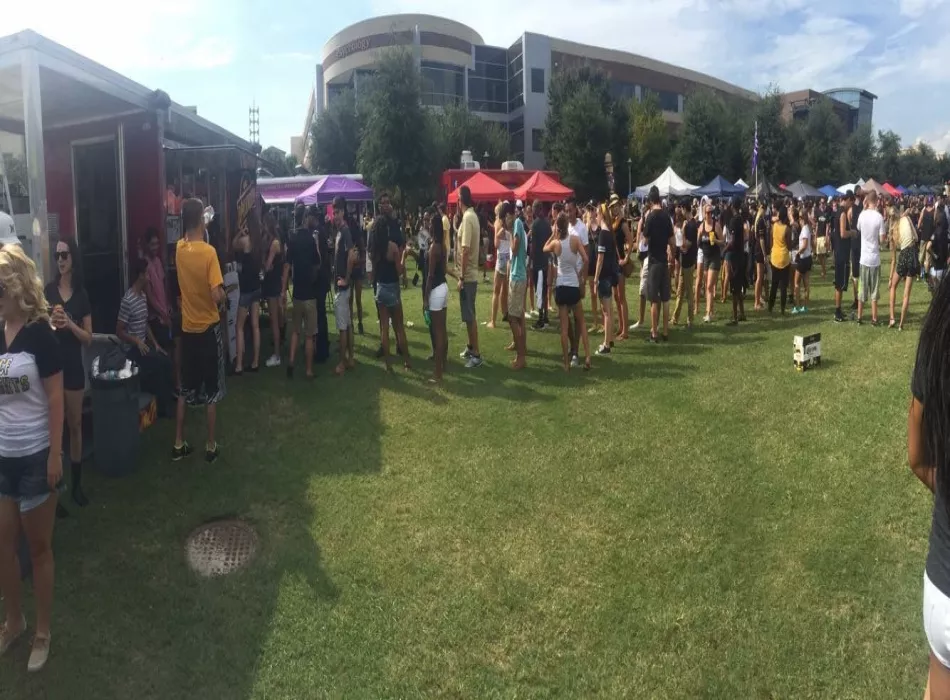 A busy afternoon at the University of Central Florida!