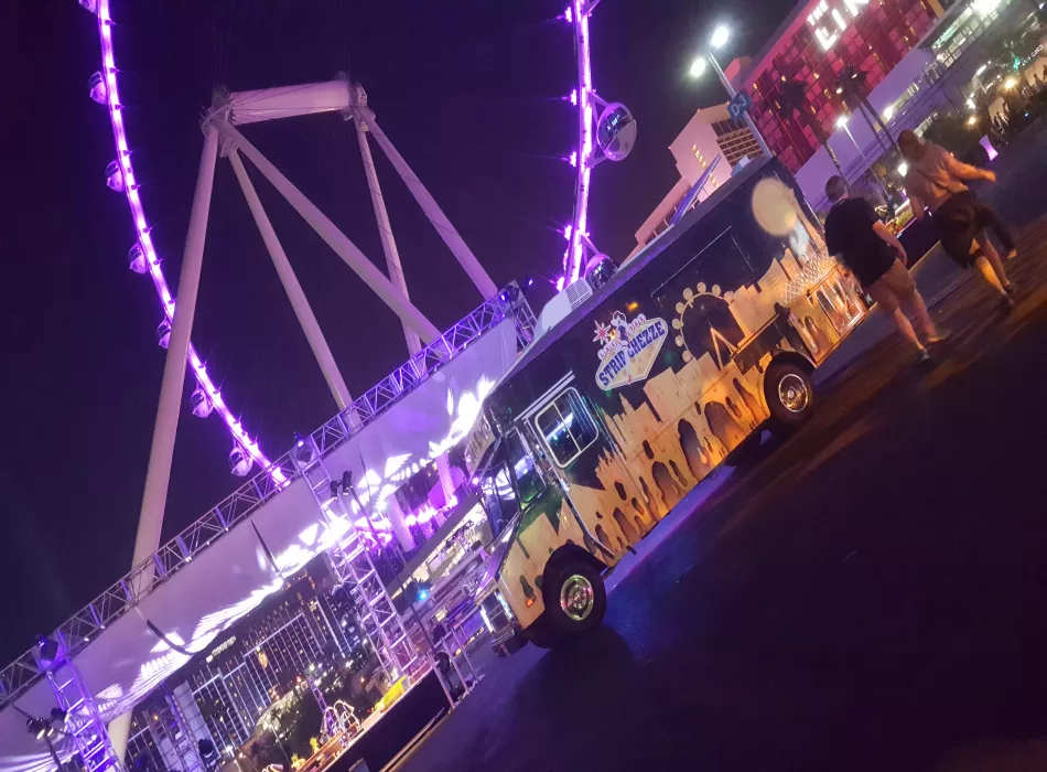 Stripchezze Food Truck at a corporate event on the Las Vegas Strip