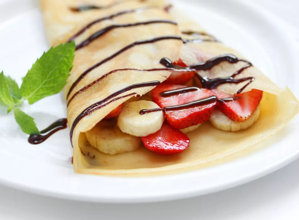 Strawberry Banana Crepe