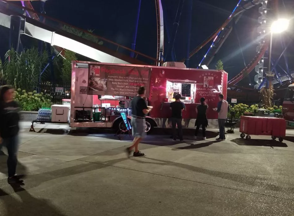 Our trailer has been inside the park at Cedar Point for the last 3 years for their Halloweekends.