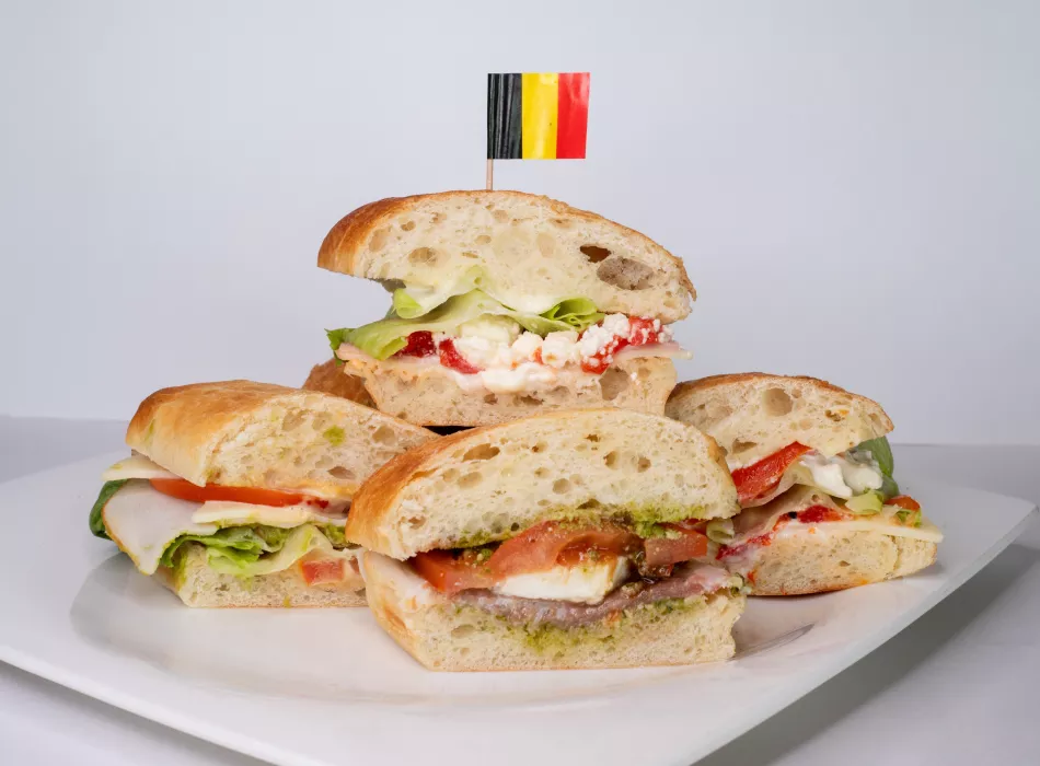 Bruges Deli: sandwich variety: italian, veggie, club, BLT, ...