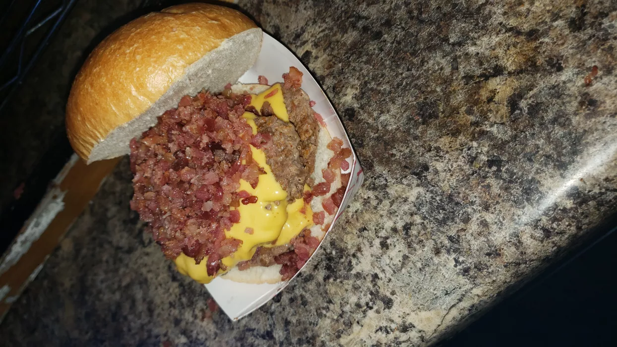 Rockin Burgers N Dogs Food Truck In Casper WY Presents, The Rockin Burger