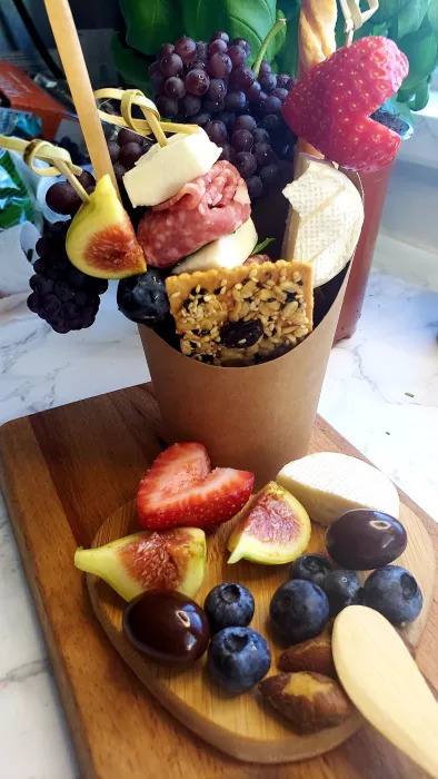Charcuterie cups or boxes