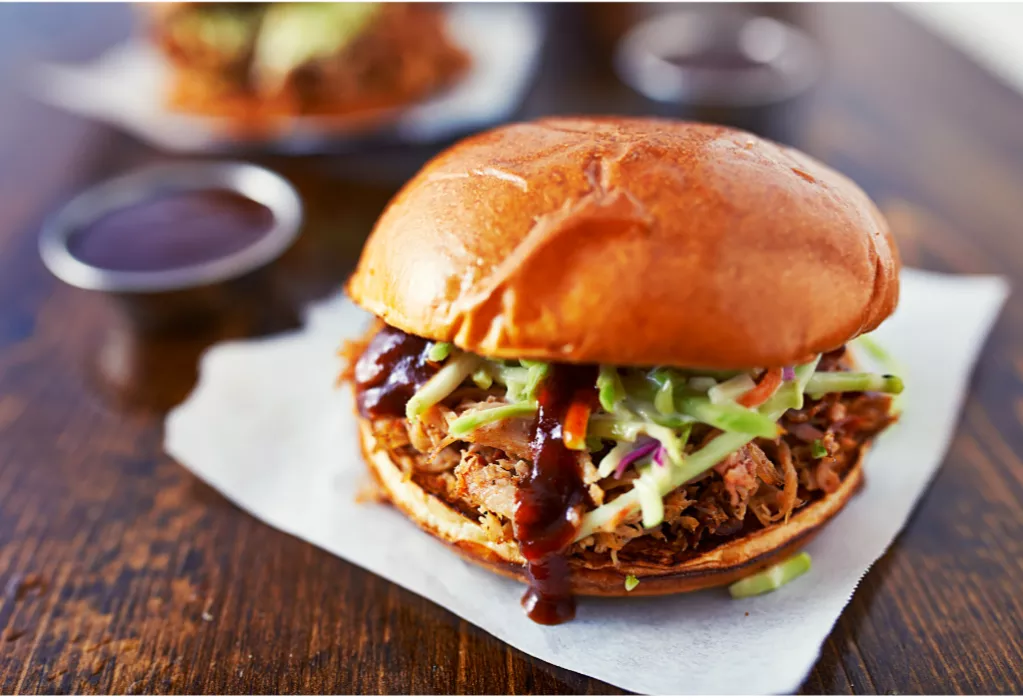 Slow Roasted Pulled Pork Sandwich