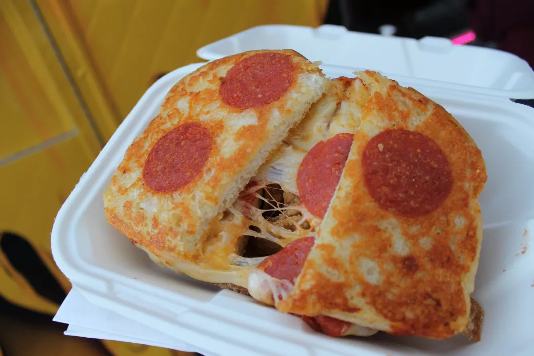 Pair O Dice Pizza Grilled Cheese