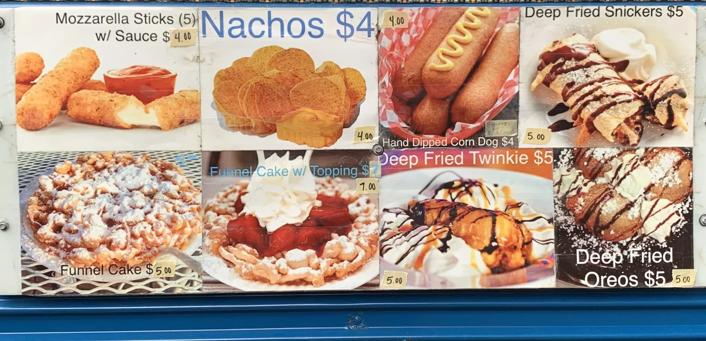 Food menu