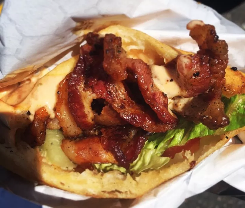 Avocado BLT Sopapilla