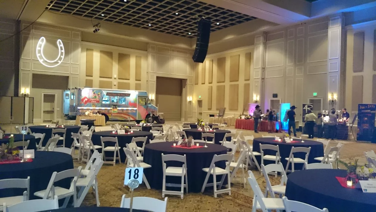 We do corporate events rentals.