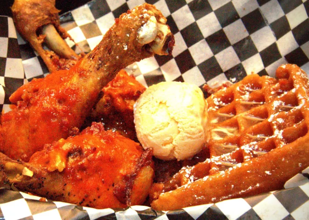 Finger Lickin' Waffles &amp; Chicken