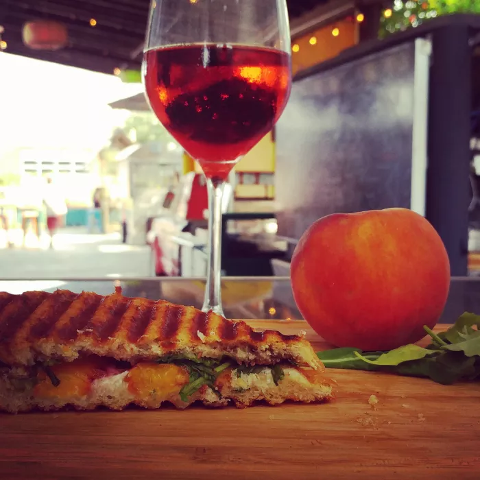 We find a bit of happiness when creating new recipes with seasonal items like Palisade Peaches.