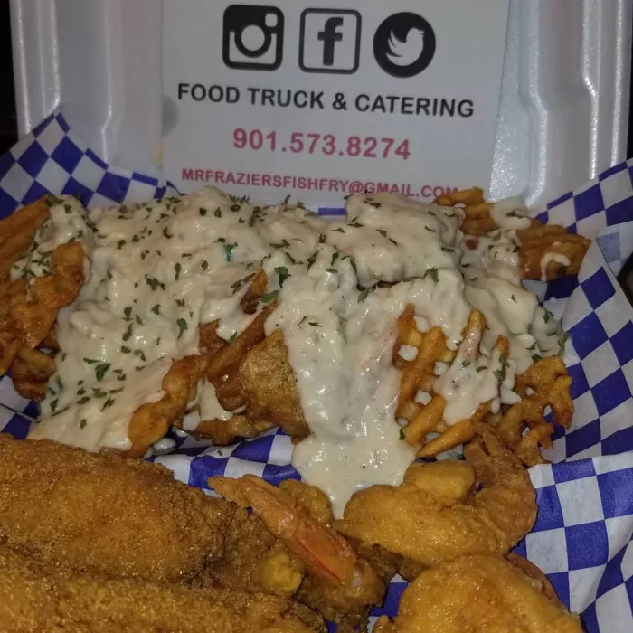 Seafood Trio w/ Crabby Fries