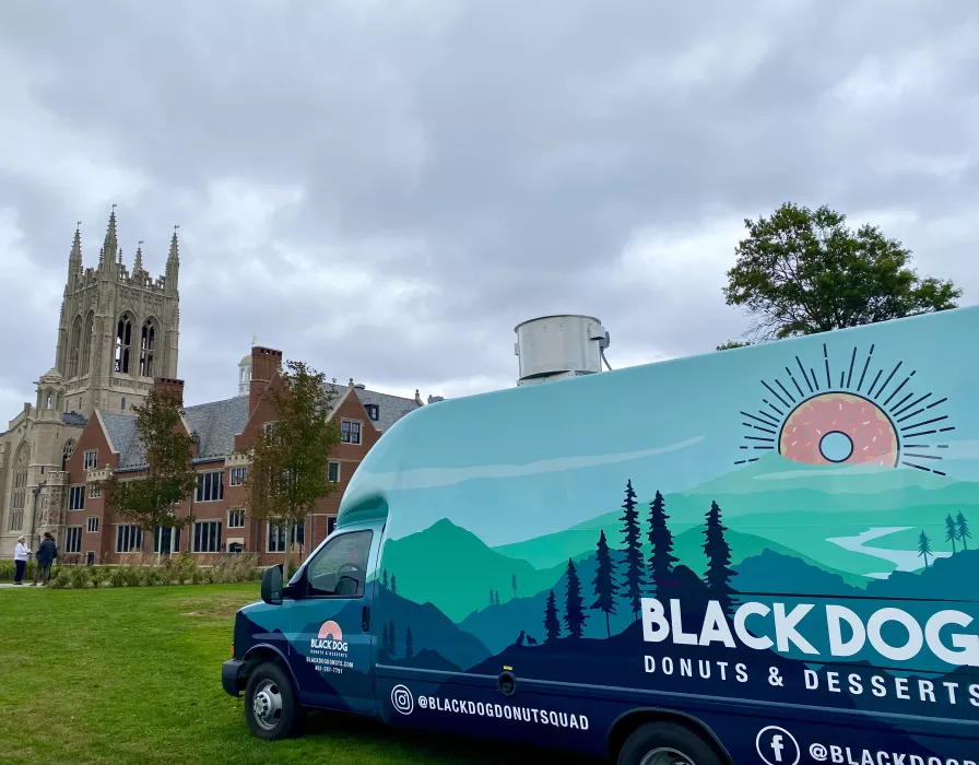 Black Dog Donuts food truck