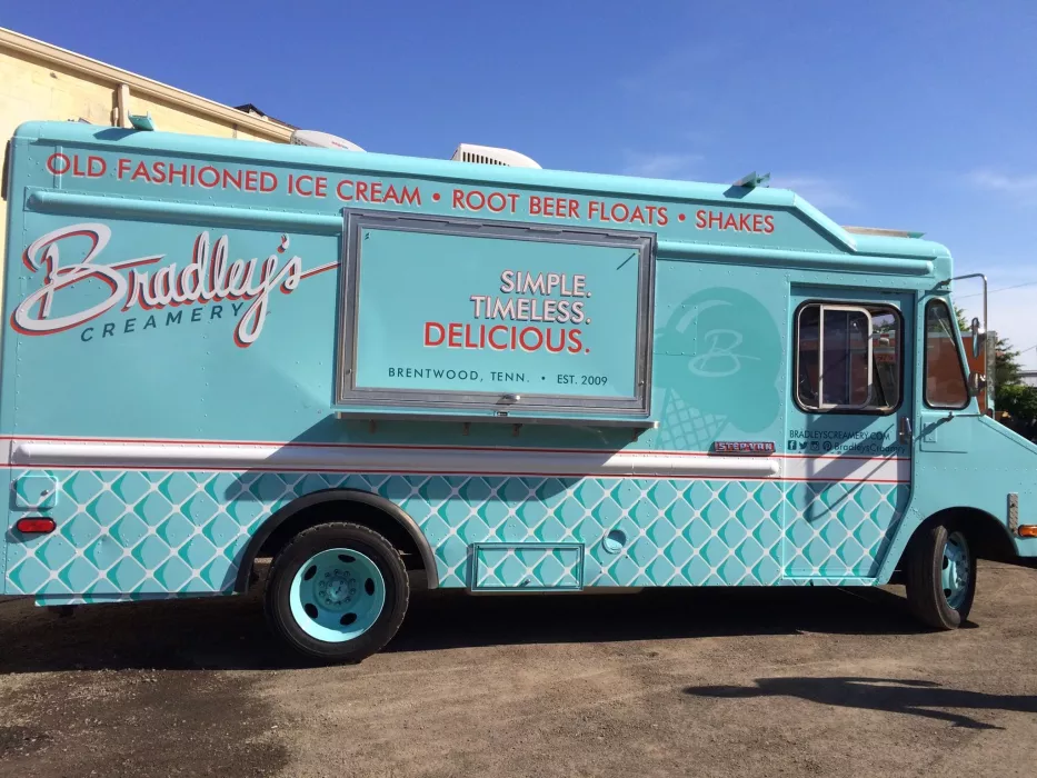 Bradley's Creamery Ice Cream Food Truck