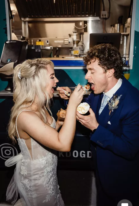 Wedding donut food truck