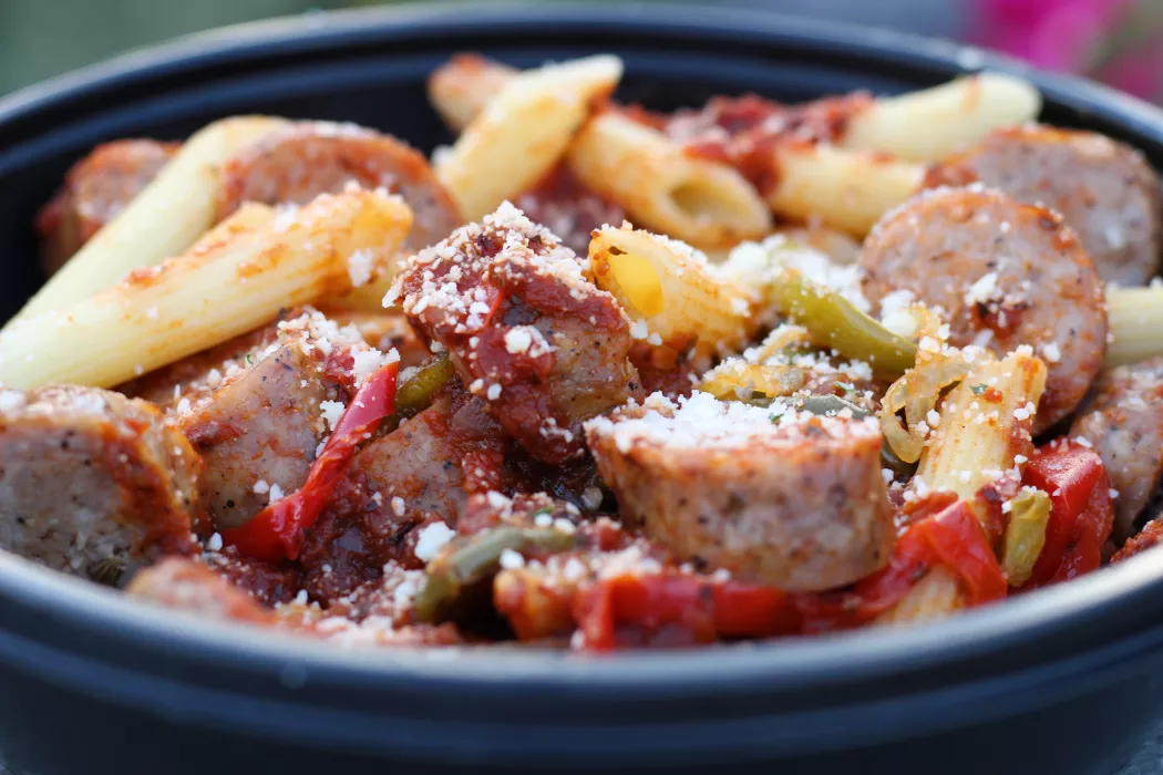 Penne with Sausage and Peppers
