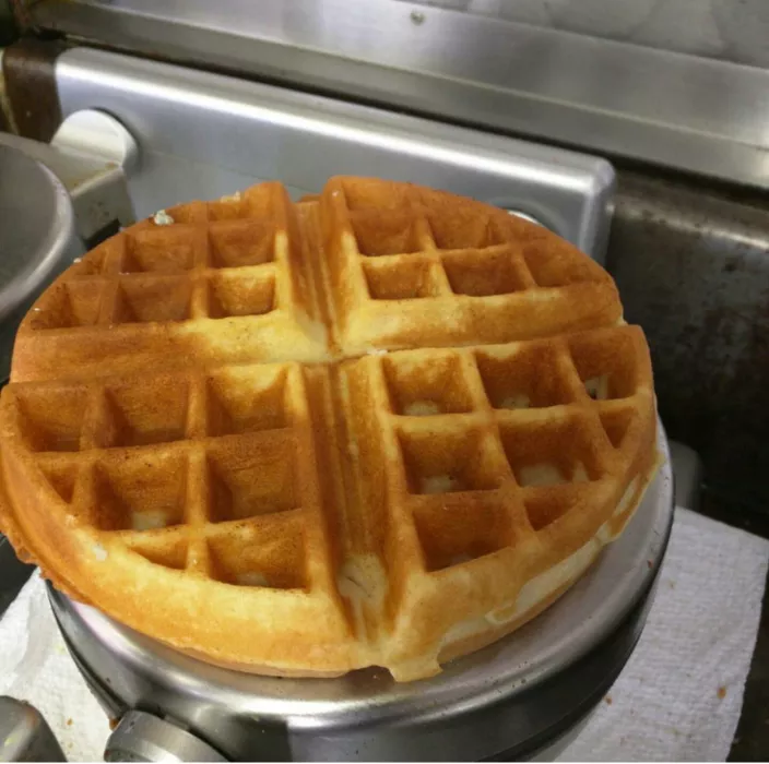 Our fresh made waffles