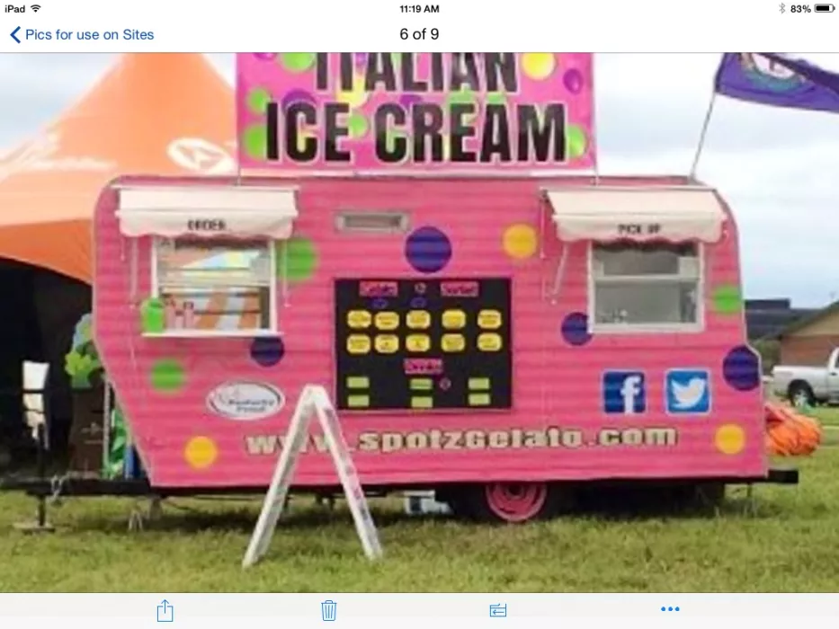 The Spotz Gelato Trailer