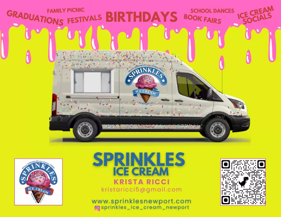 Sprinkles Ice Cream Mobile Event Flyer